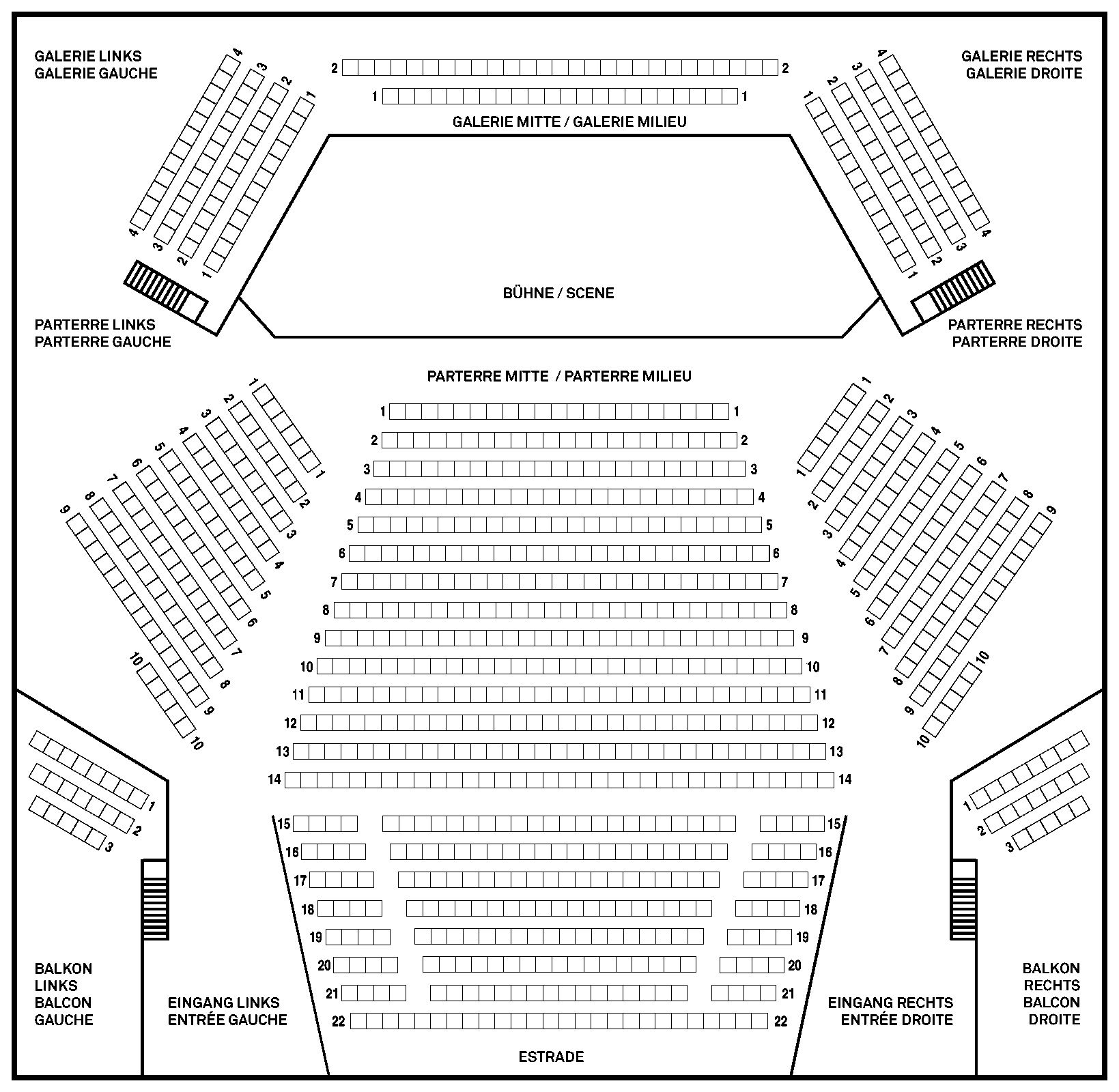 Plan de la salle