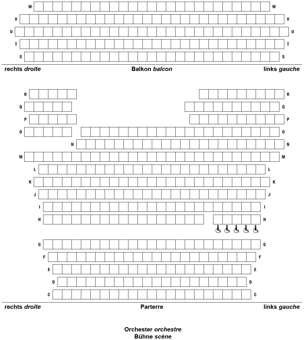 Plan de la salle